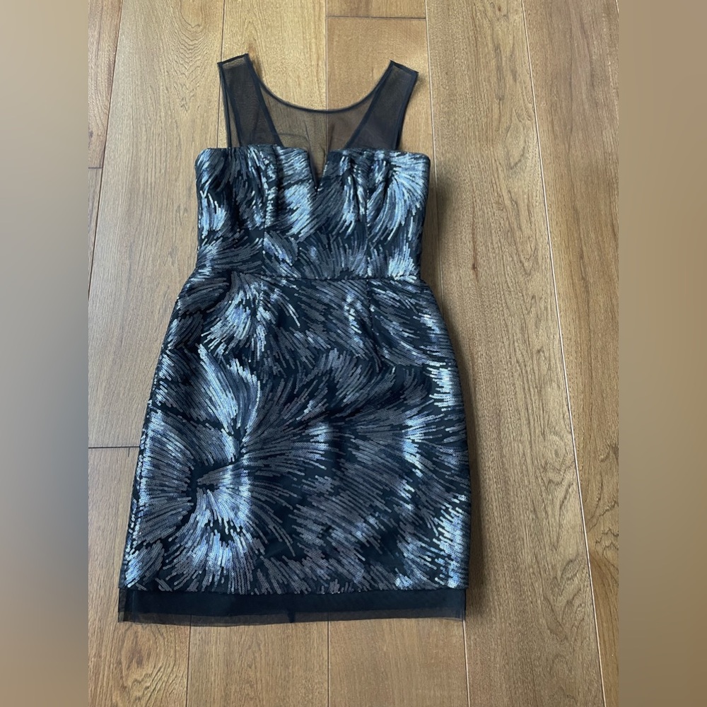 BCBG MAXAZRIA Abigail sequin dress